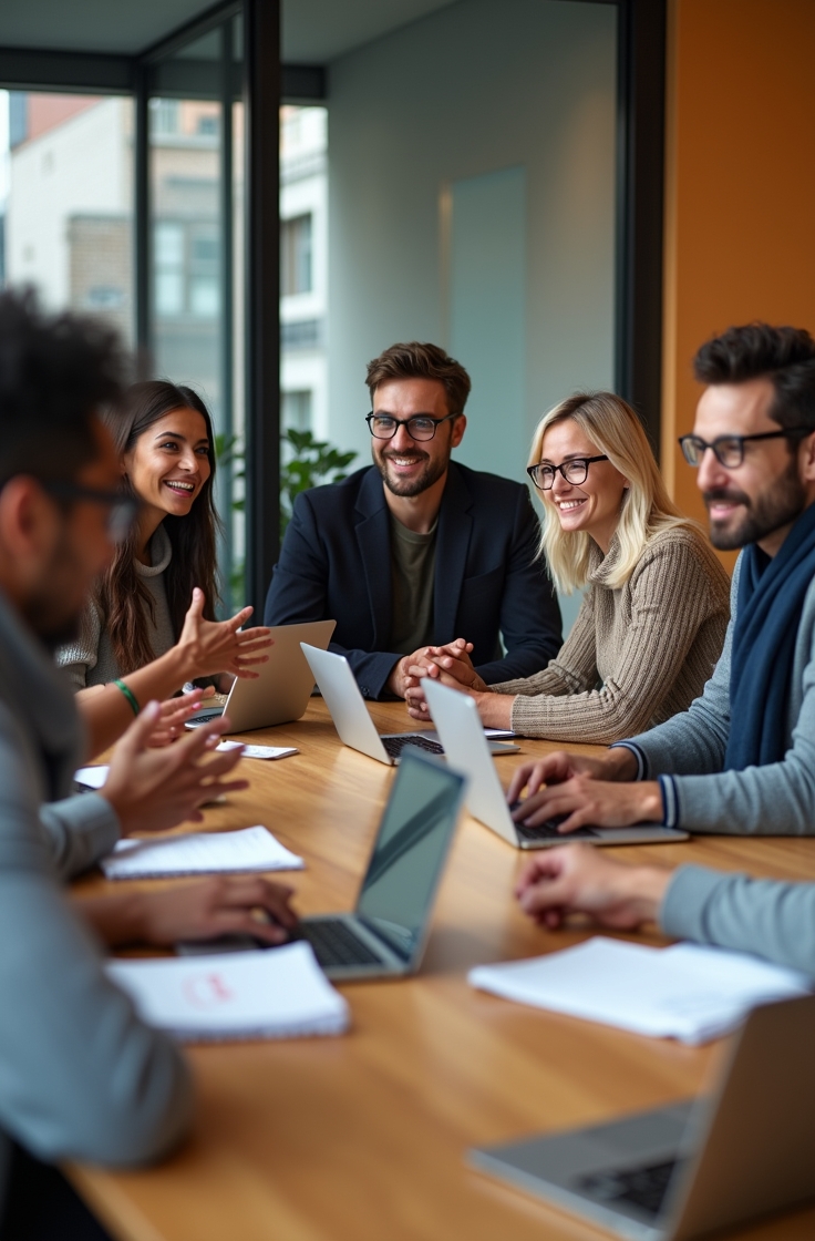 Apretón de manos entre profesionales de negocios